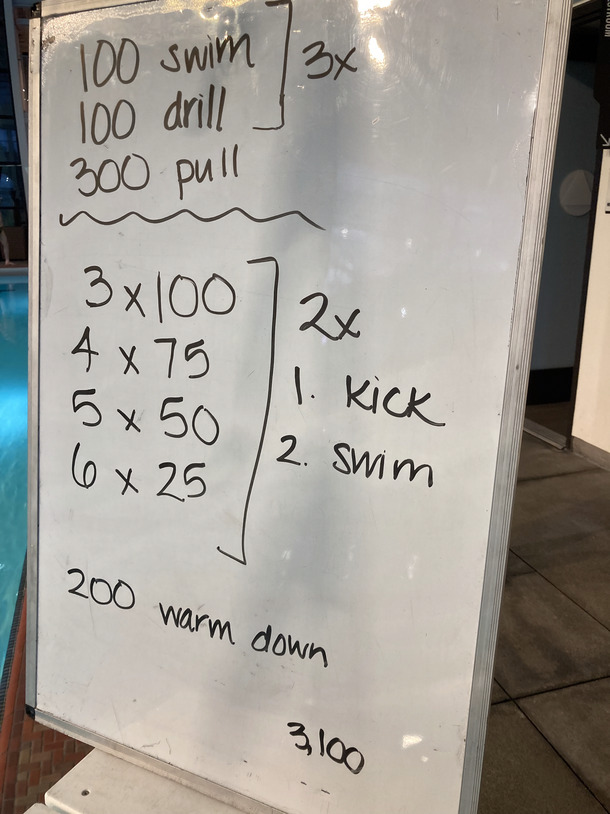 The Plunge Masters practice from Monday, August 1, 2022