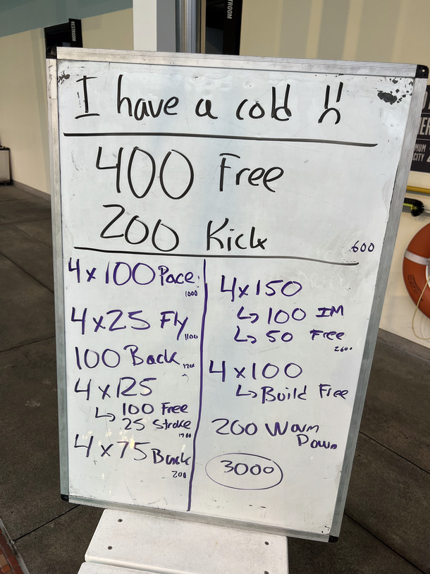 The Plunge Masters practice from Tuesday, August 23, 2022