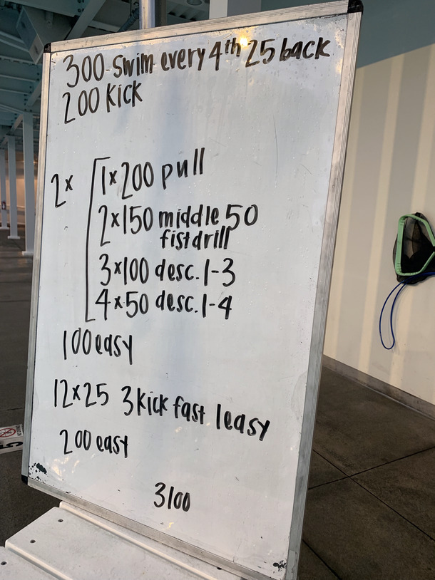 The Plunge Masters practice from Monday, August 29, 2022