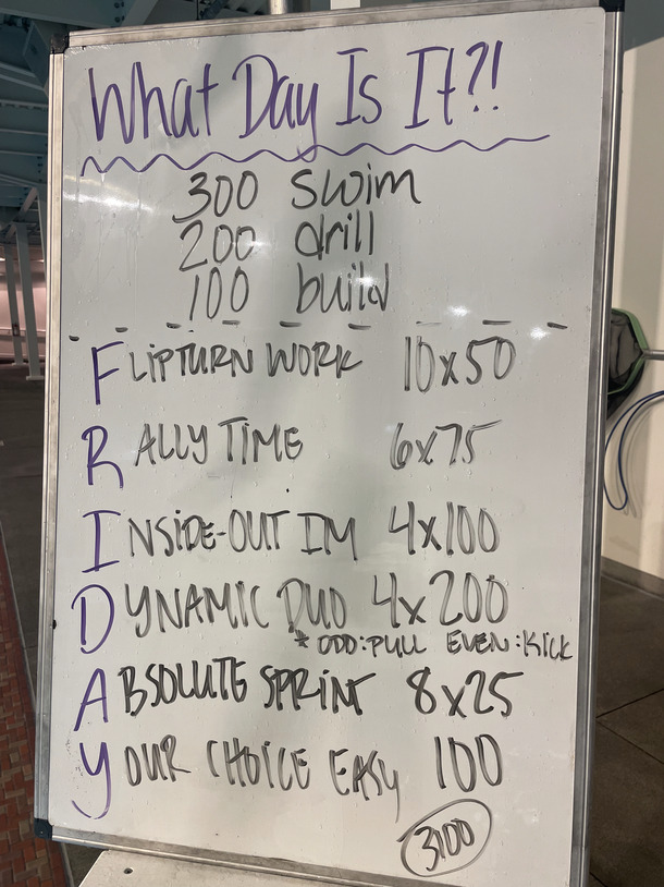 The Plunge Masters practice from Friday, October 28, 2022