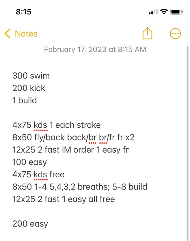 The Plunge Masters practice from Friday, February 17, 2023