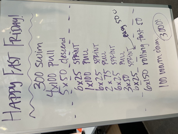 The Plunge Masters practice from Friday, July 28, 2023