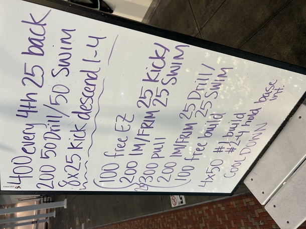 The Plunge Masters practice from Monday, August 28, 2023