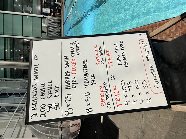 The Plunge Masters practice from Tuesday, October 31, 2023