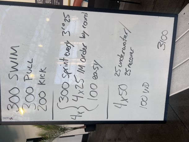 The Plunge Masters practice from Tuesday, November 14, 2023