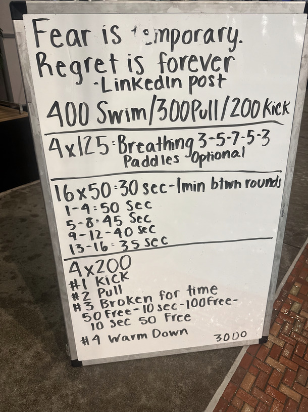 The Plunge Masters practice from Tuesday, March 11, 2025
