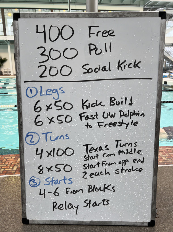 The Plunge Masters practice from Friday, April 11, 2025