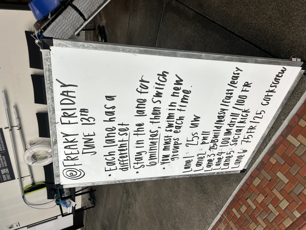 The Plunge Masters practice from Friday, June 13, 2025