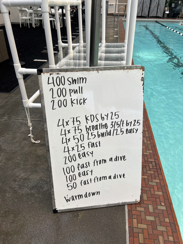 The Plunge Masters practice from Friday, August 15, 2025