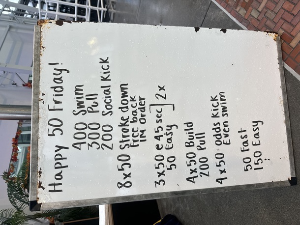 The Plunge Masters practice from Friday, September 12, 2025