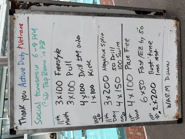 The Plunge Masters practice from Tuesday, November 11, 2025