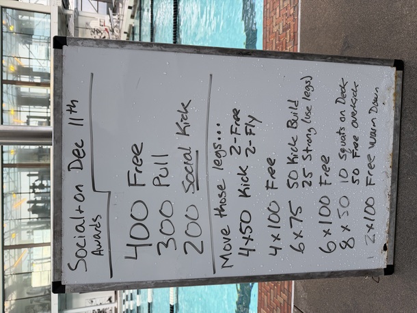 The Plunge Masters practice from Wednesday, December 3, 2025