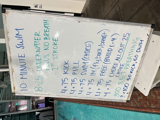 The Plunge Masters practice from Thursday, December 14, 2023